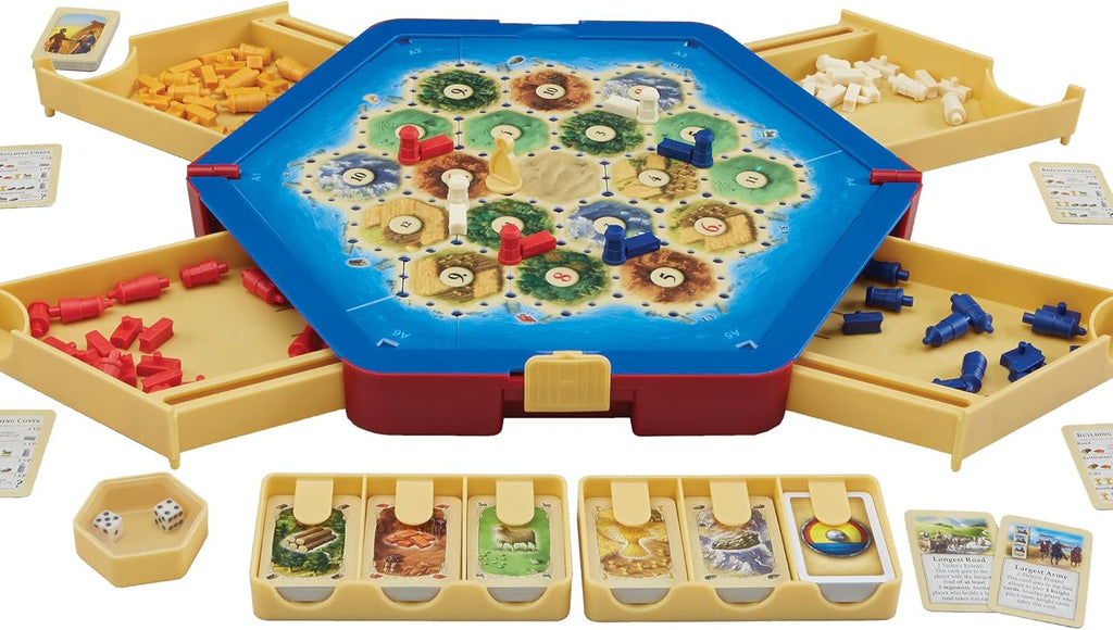 CATAN Board Game Traveler Edition, 3 to 4 players, 60 minutes, Pack of 2 U591348