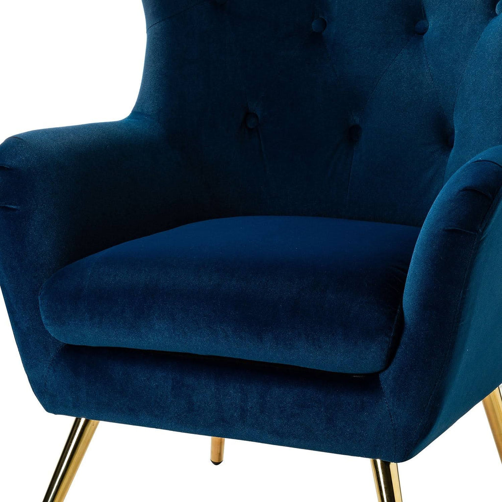 Purple Tufted Wingback Accent Chair, Set of 2 A815208
