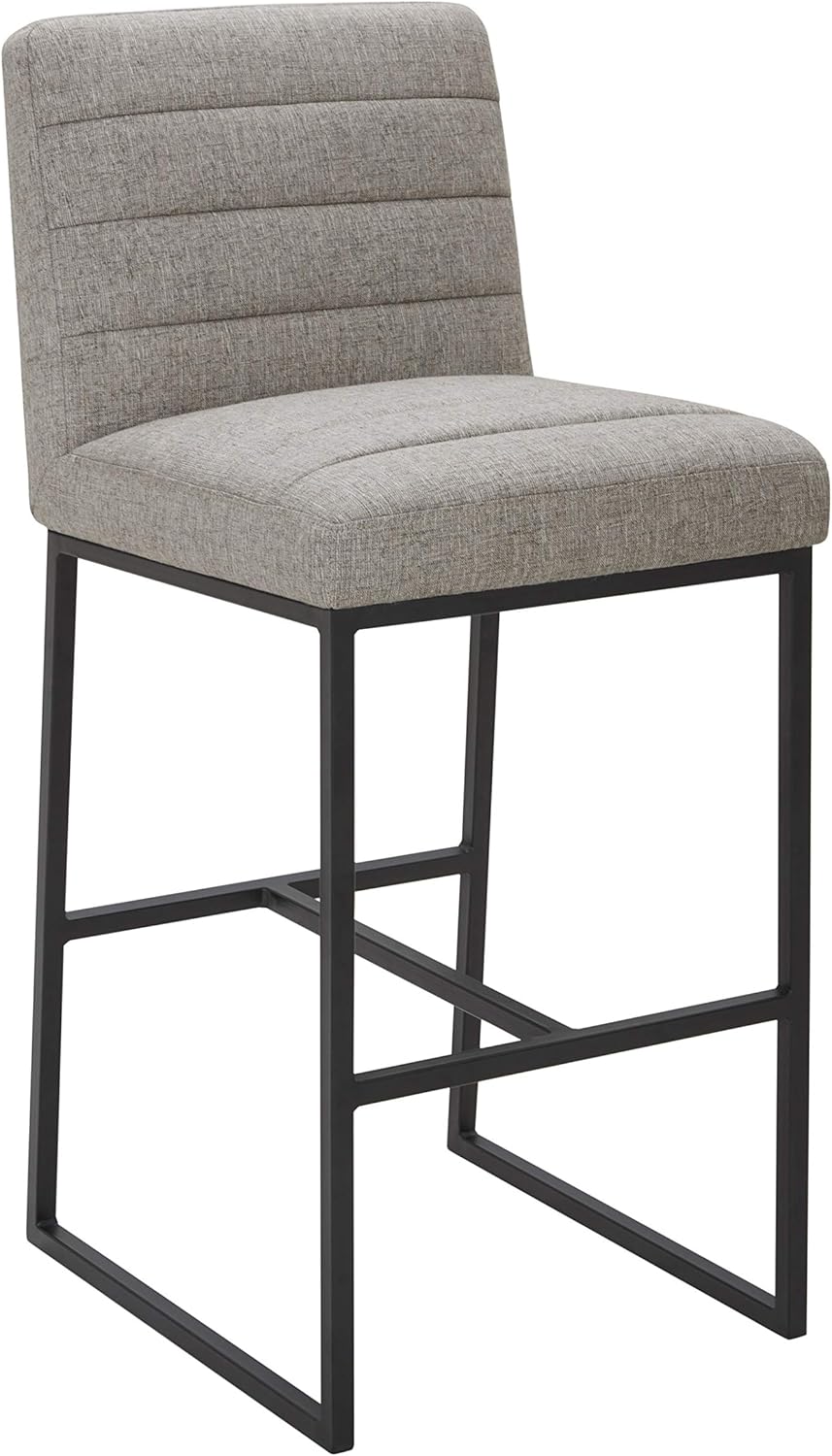 Dark Brown Faux Leather Counter-Height Stool Q7539