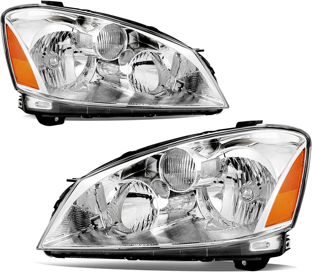 Headlight Assembly for 2005 2006 Nissan Altima Chrome Housing F391077