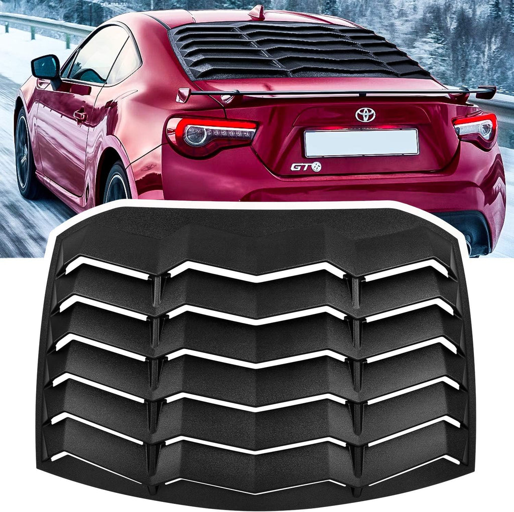 Rear Window Louver ABS Matte Black W169