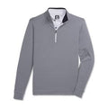 Navy / White Houndstooth Jacquard Quarter-Zip Size 3XL A47243