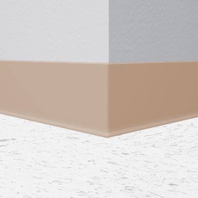 Camel Rubber Cove Molding 6x22 x 120& Roll / Straight (Toeless) G2947