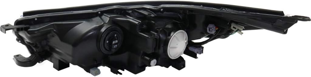 Headlight Assembly Pair for Toyota Highlander 2017 2018 2019 Driver and Passenger Side Clear Chrome Z78639