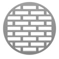 Polished Nickel Round Shower Drain G661483