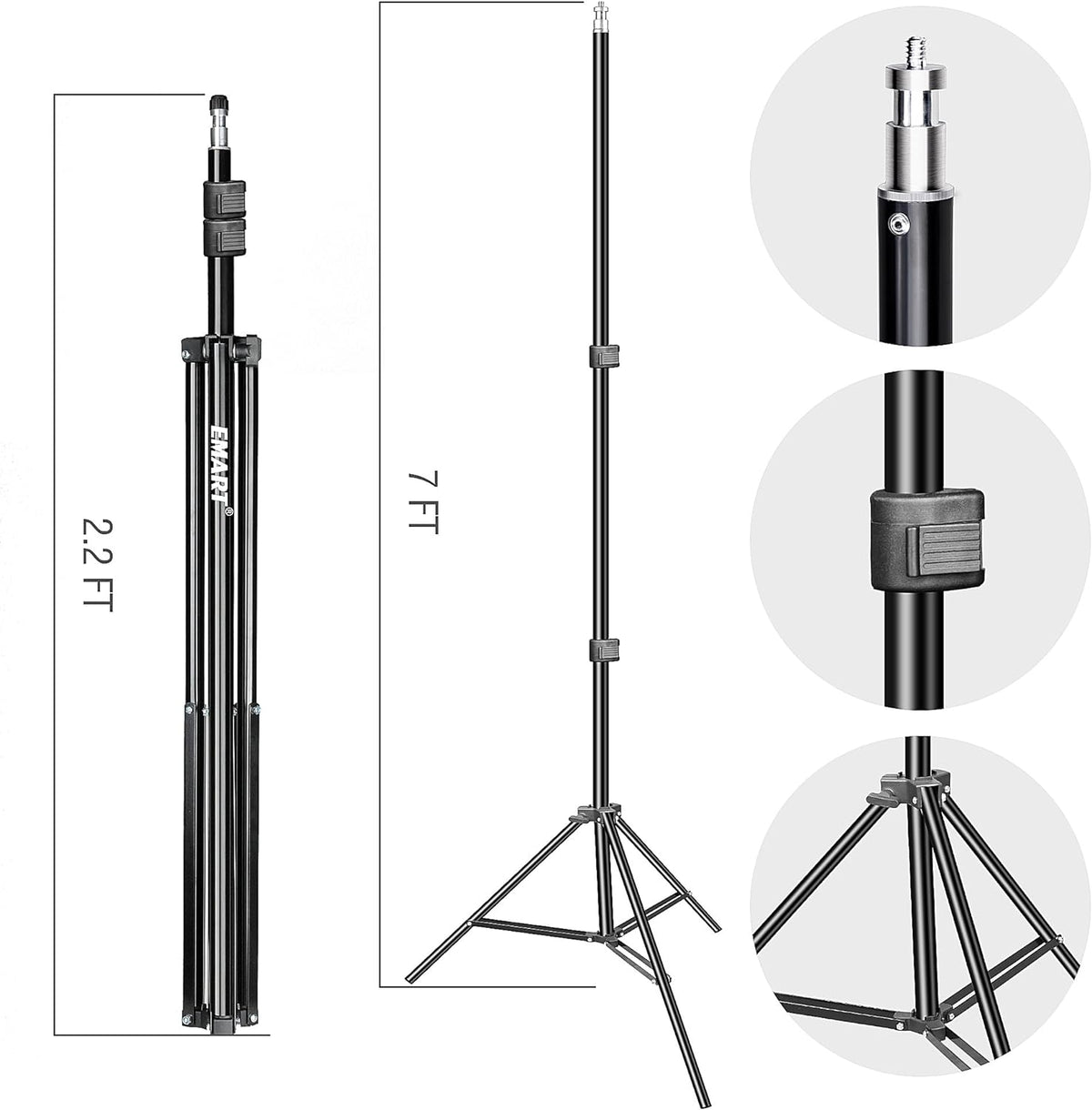 Photo Studio Flash Umbrella Kit with Shoemount E-Type Brackets T4680