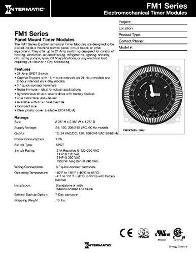 Electromechanical Timer, 7-Day, SPDT, 21A Y768131