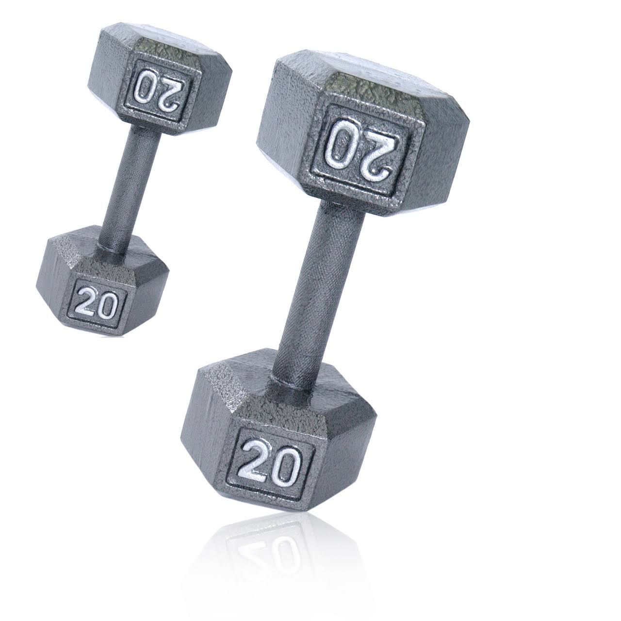 20 lb Cast Iron Hex Dumbbell G91243