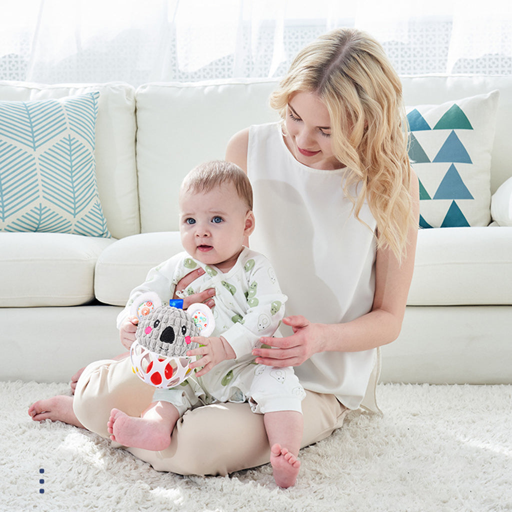Plush Animal Ball Toy with Bell G625479