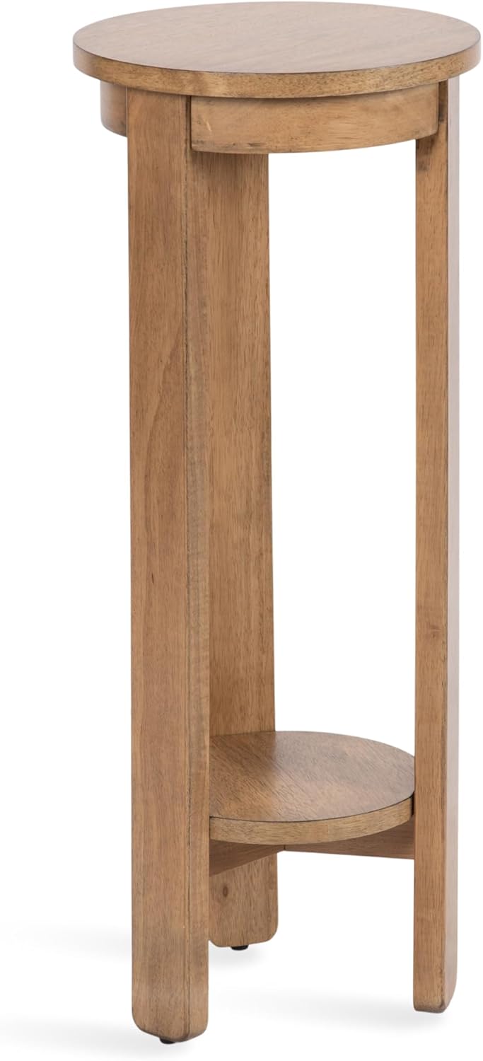 Natural Two-Tier Circle Plant Stand I730296
