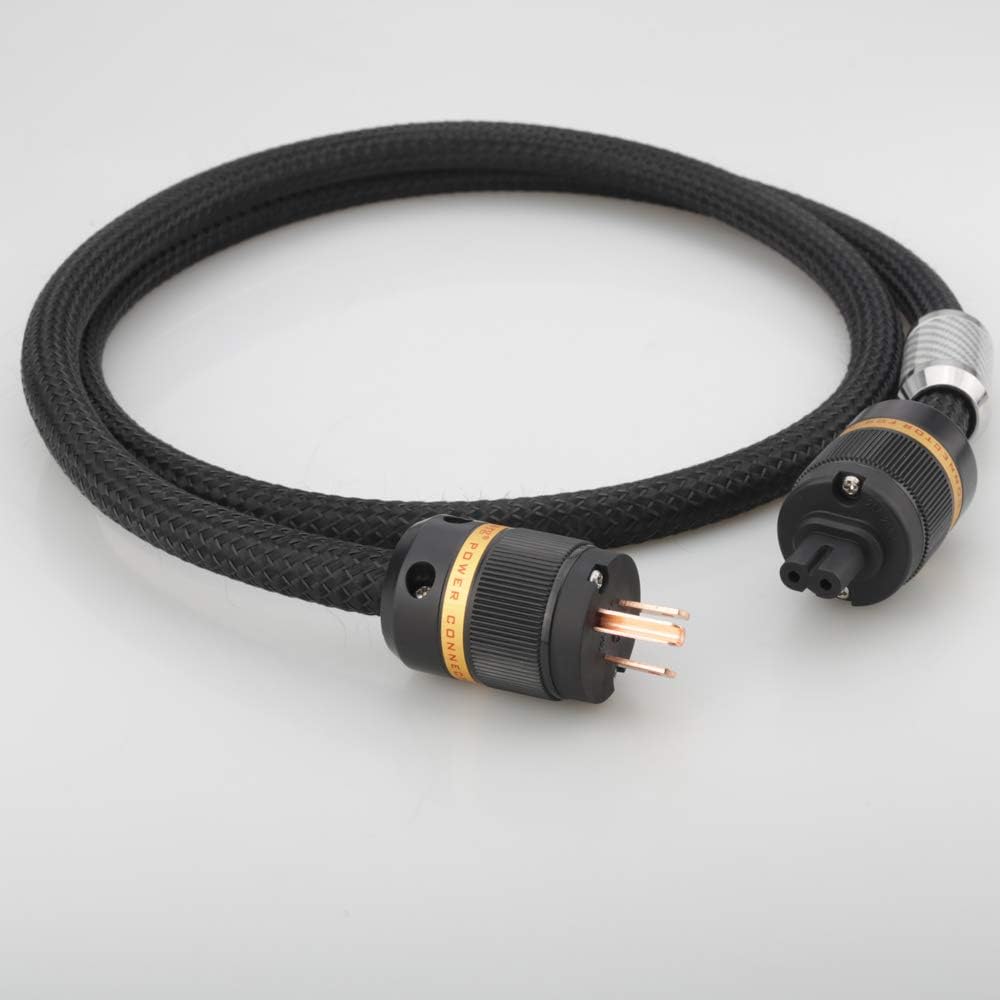 HiFi Power Cable Figure 8 OFC Audio Power Cord 6.6FT V964843