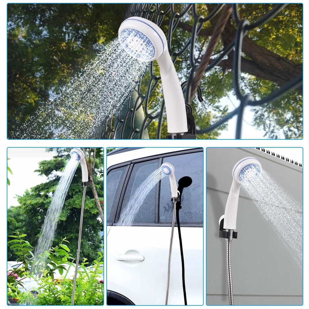 Portable Camping Shower Pump with Suction Cup L9471