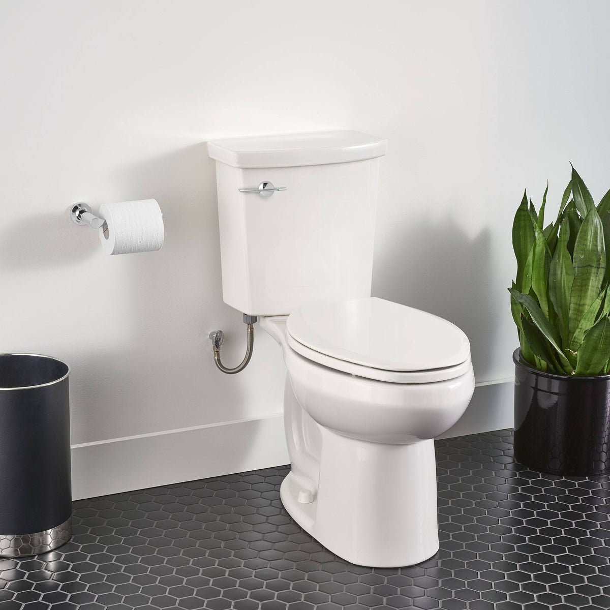 White Dual Flush Right Height Elongated Toilet S7240