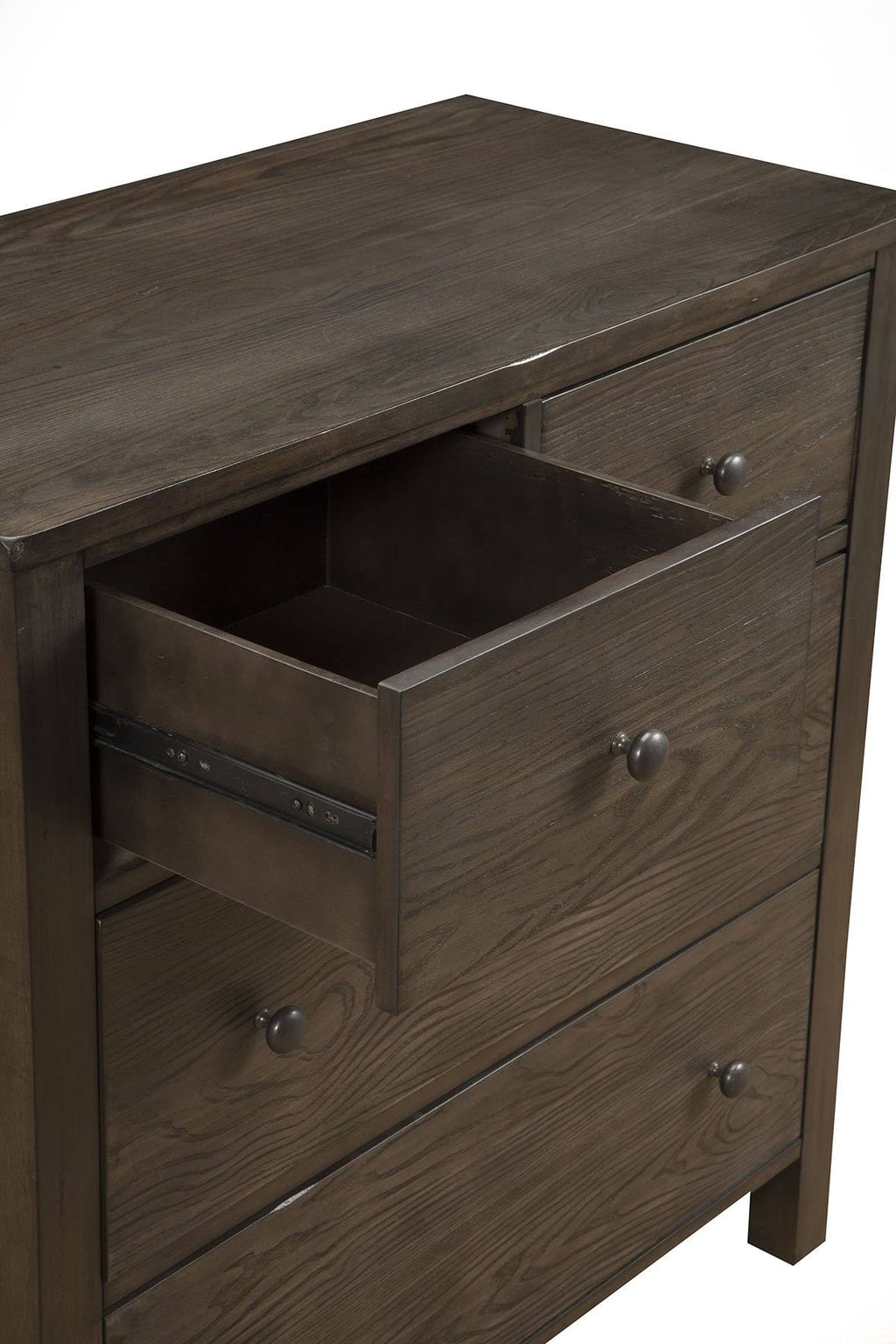 Natural Gray Wood 4 Drawer Accent Chest F850855