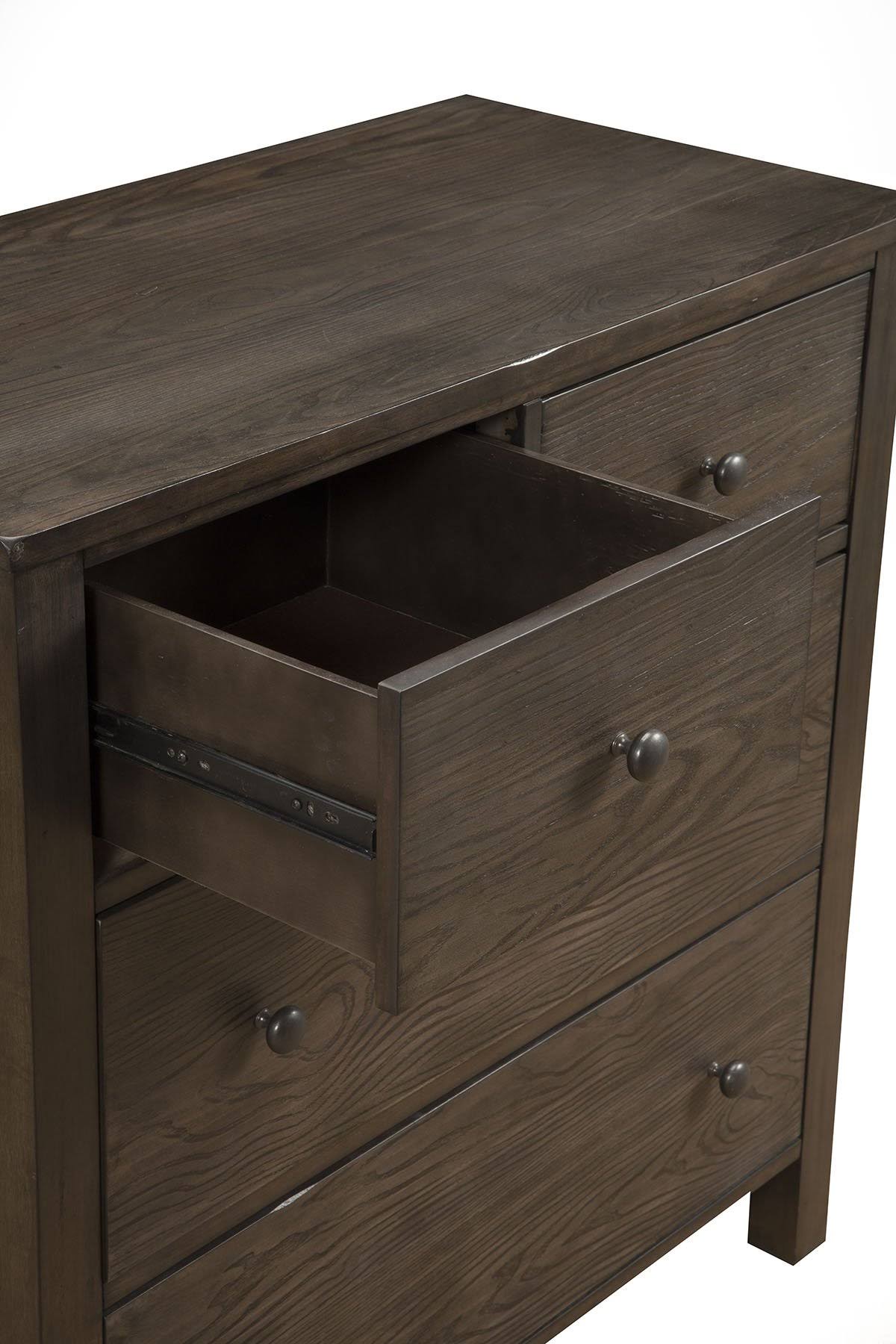 Natural Gray Wood 4 Drawer Accent Chest F850855