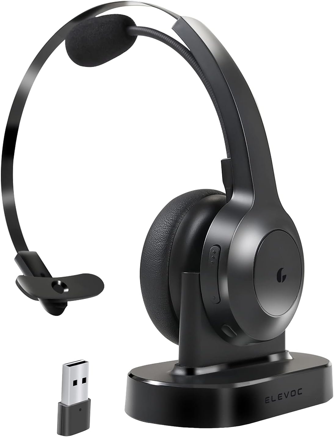 Wireless Bluetooth Headset with Microphone, Noise Canceling, 30 Hrs Talk Time B8895