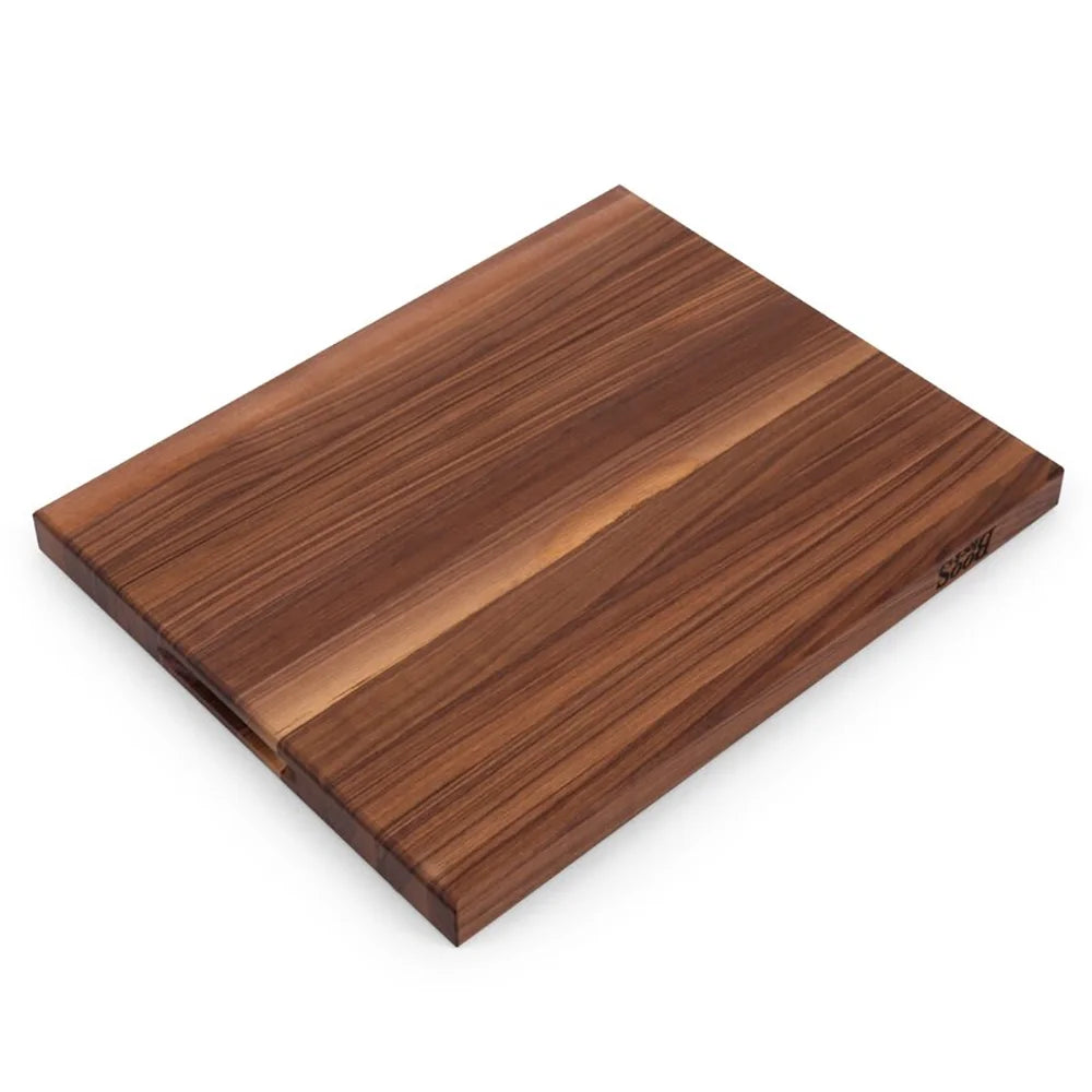 Walnut Wood 21 Inch Reversible Carving Board & 3 Piece Care Set Z7935