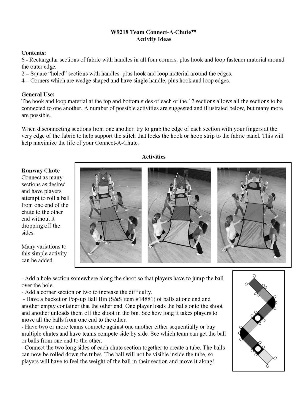 Team Connect-A-Chute Pack H277996