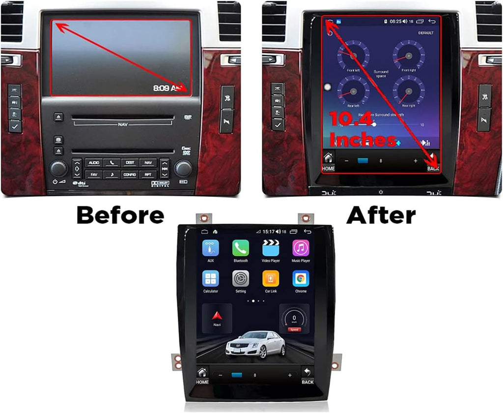 10.4inch Touch Screen Radio Navigation with Wireless Carplay Android Auto Z360396