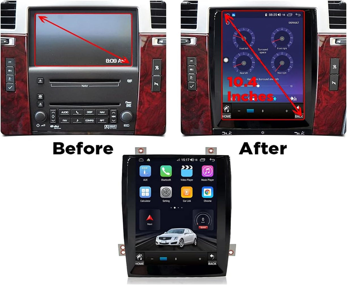10.4inch Touch Screen Radio Navigation with Wireless Carplay Android Auto Z360396