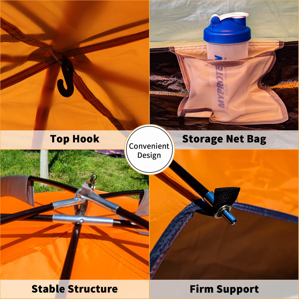 2-3 Person Waterproof Camping Tent with Carrying Bag V29484