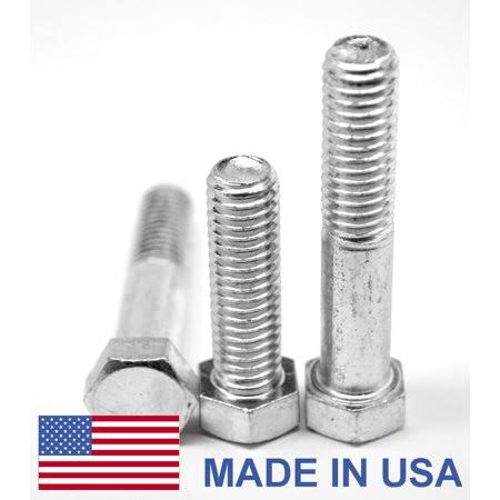 1 inch-8 x 4 inch Coarse Thread Grade 5 Hex Cap Screw, Medium Carbon Steel Zinc Plated, Pk 5 K577