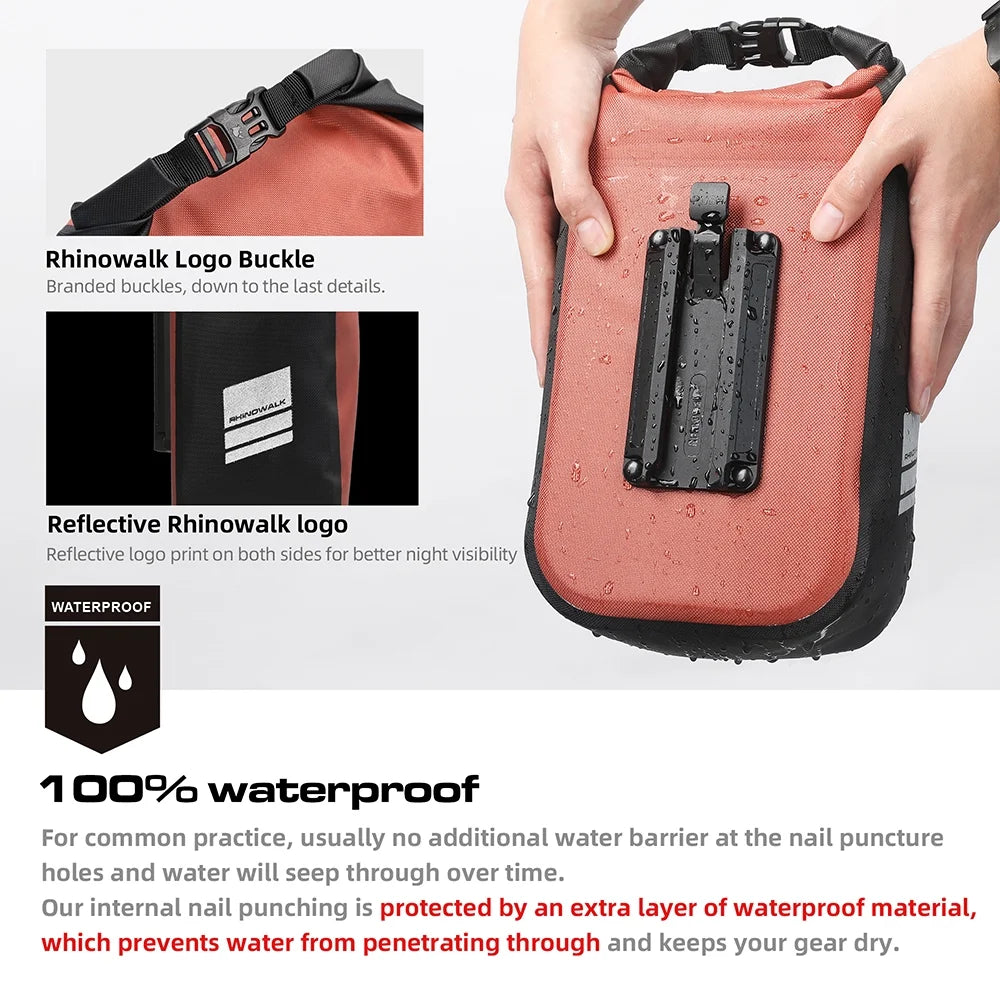 4L Bike Front Fork Bag Waterproof Cycling Bag U849267