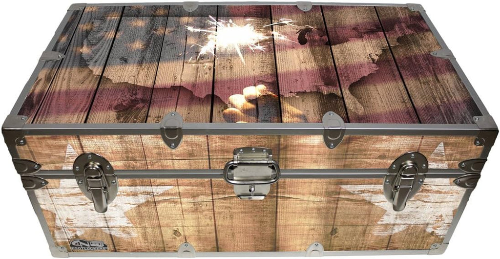 32x18x13.5 Inches Americana Storage Trunk Y568