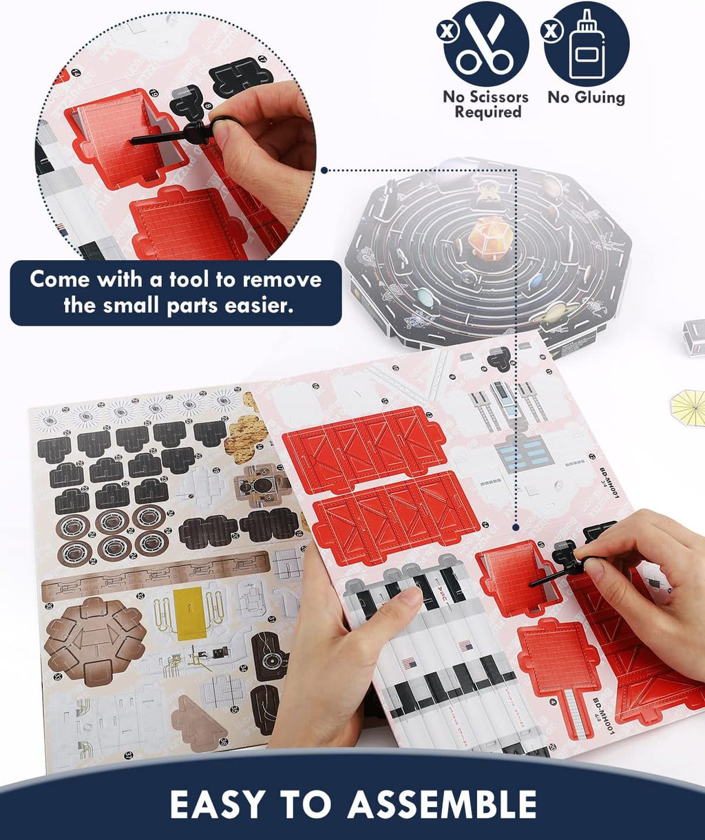 3D Puzzles Outer Space Toys 377 Pcs STEM Toys Y469