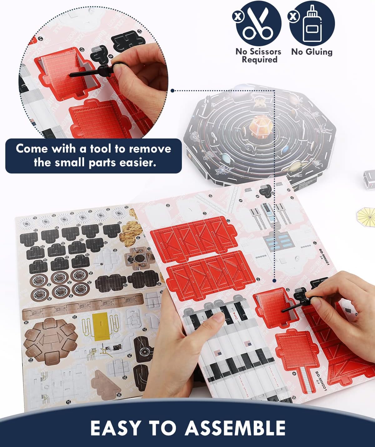 3D Puzzles Outer Space Toys 377 Pcs STEM Toys Y469
