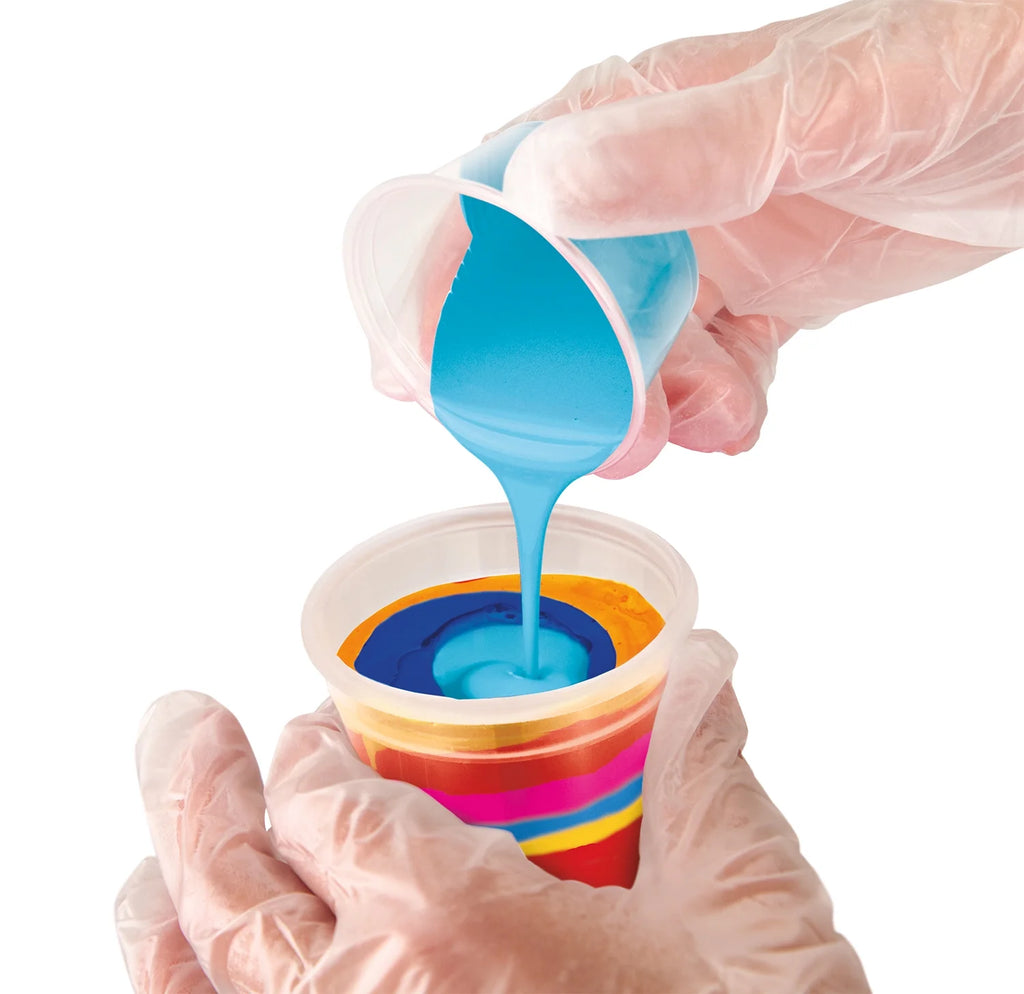 Ocean Sunset Acrylic Paint Pouring Art Activity Kit T8308