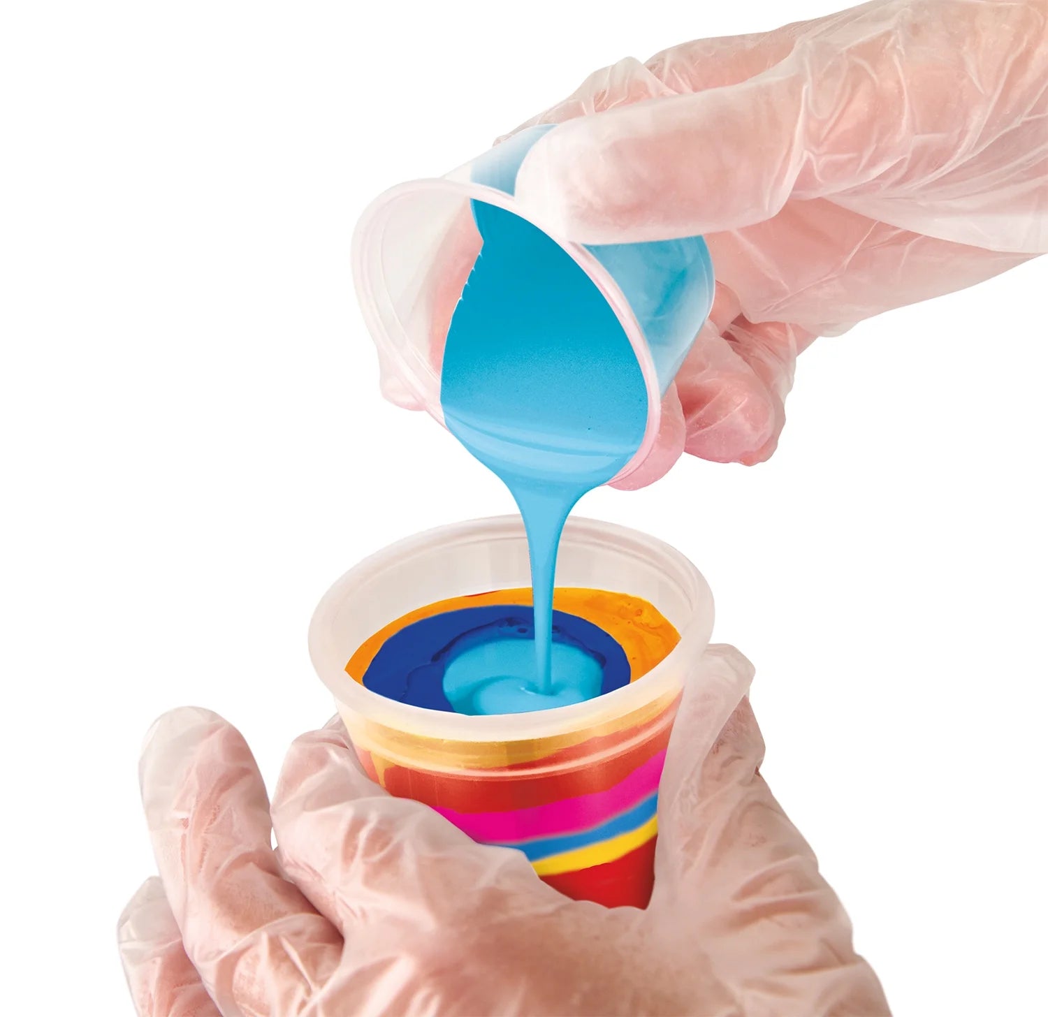 Ocean Sunset Acrylic Paint Pouring Art Activity Kit T8308