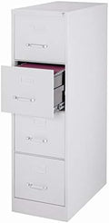 4 Drawer Light Gray Letter File Cabinet M810652