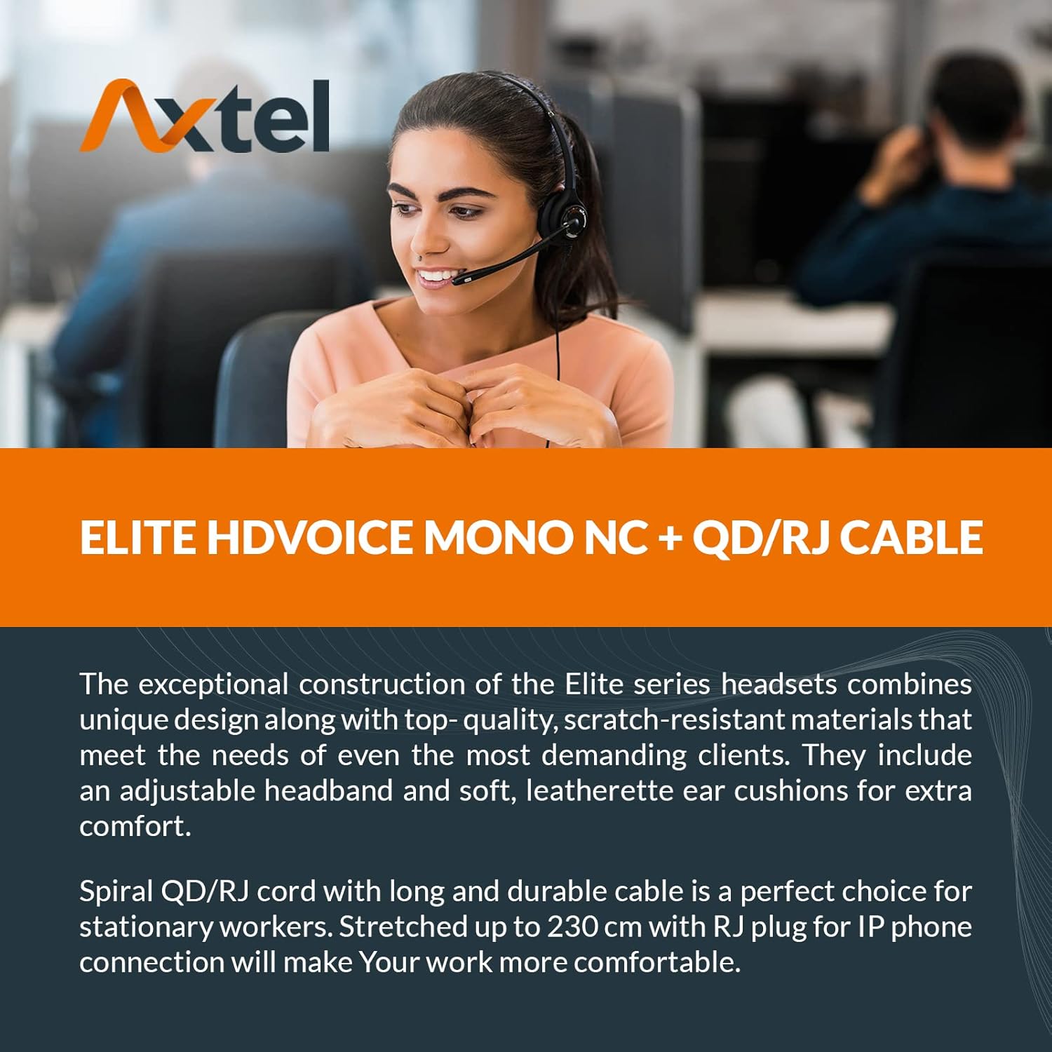 Mono NC Headset with Cable X46970