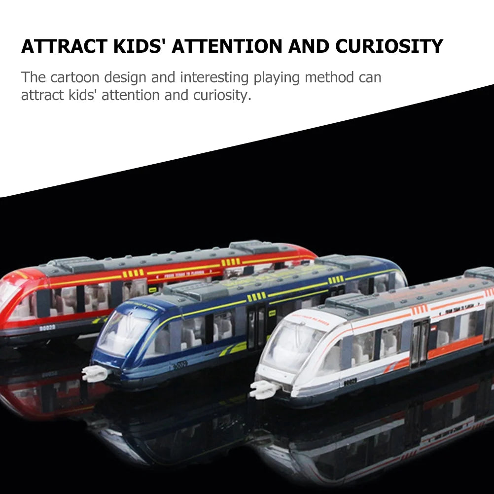 3pcs Simulation Electric Train Toy S6744