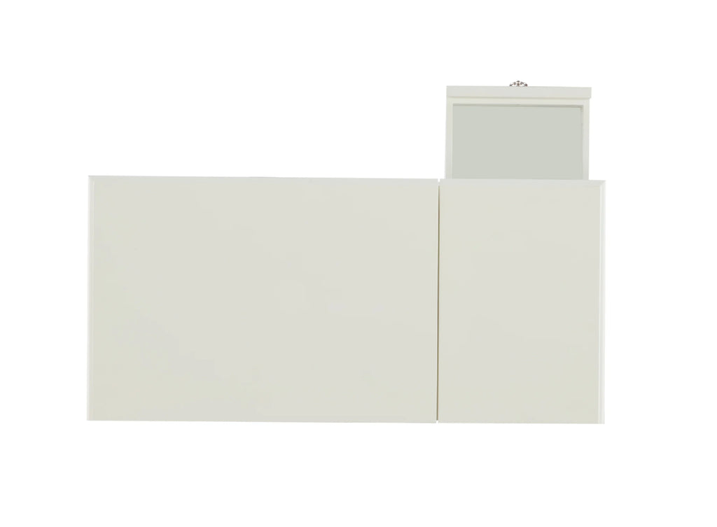 White 2-Piece Vanity Set with Bench D232281