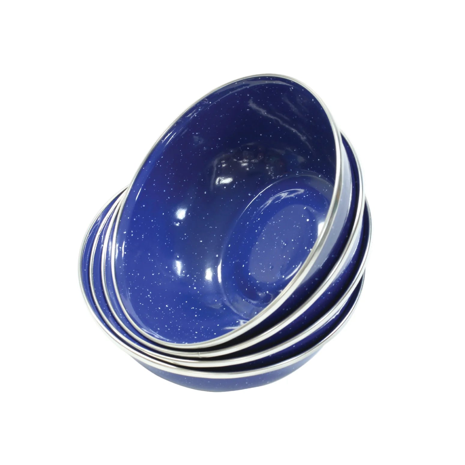 24 Piece Enamel Camping Tableware Set K371