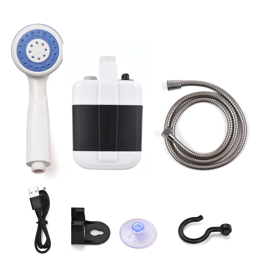 Portable Camping Shower Pump with Suction Cup L9471