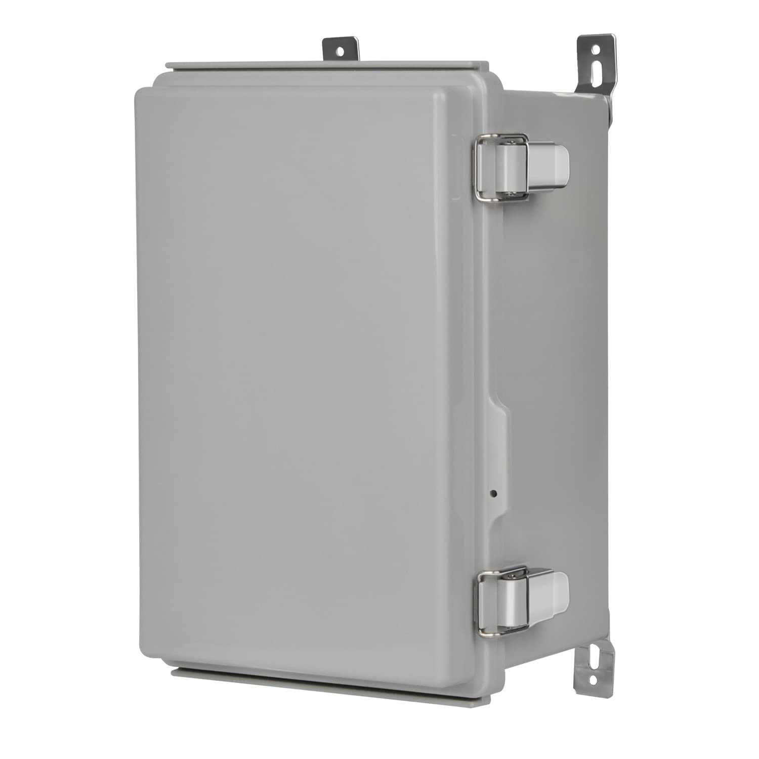 Waterproof Hinged Clear Cover ABS Plastic Junction Box, Pack of 2 K60038