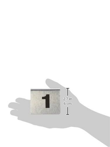 Stainless Steel Number Tents 1-25 S326720