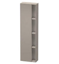 Tall Cabinet with Bi-Color Pine Silver Front and Basalt Matt Side V8494