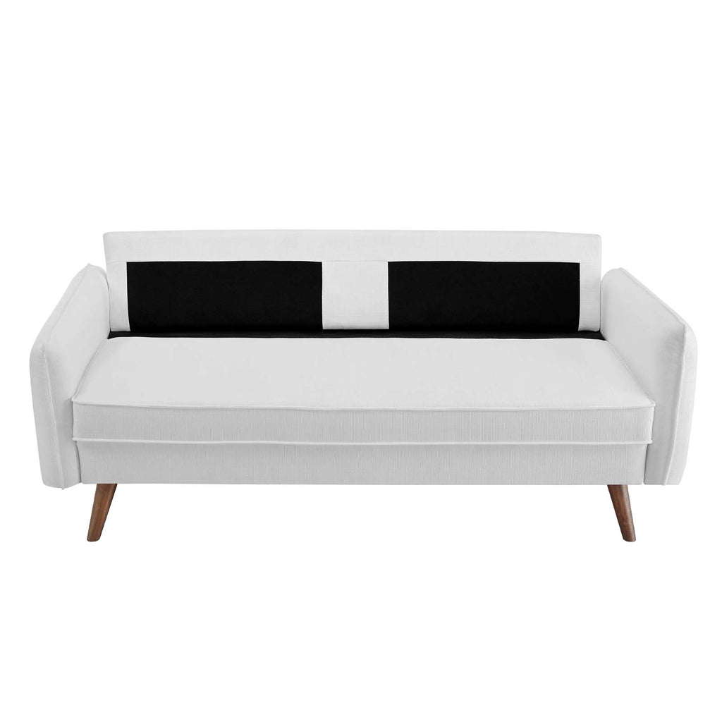White Fabric Sofa L3803