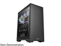 Black Tempered Glass Mid-Tower Chassis P81747
