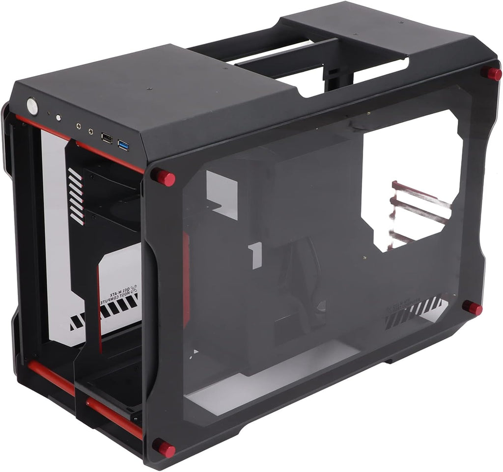 Silver Compact ATX Mid Tower PC Case O8151