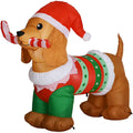 5ft Inflatable Dog with Led Lights N902138