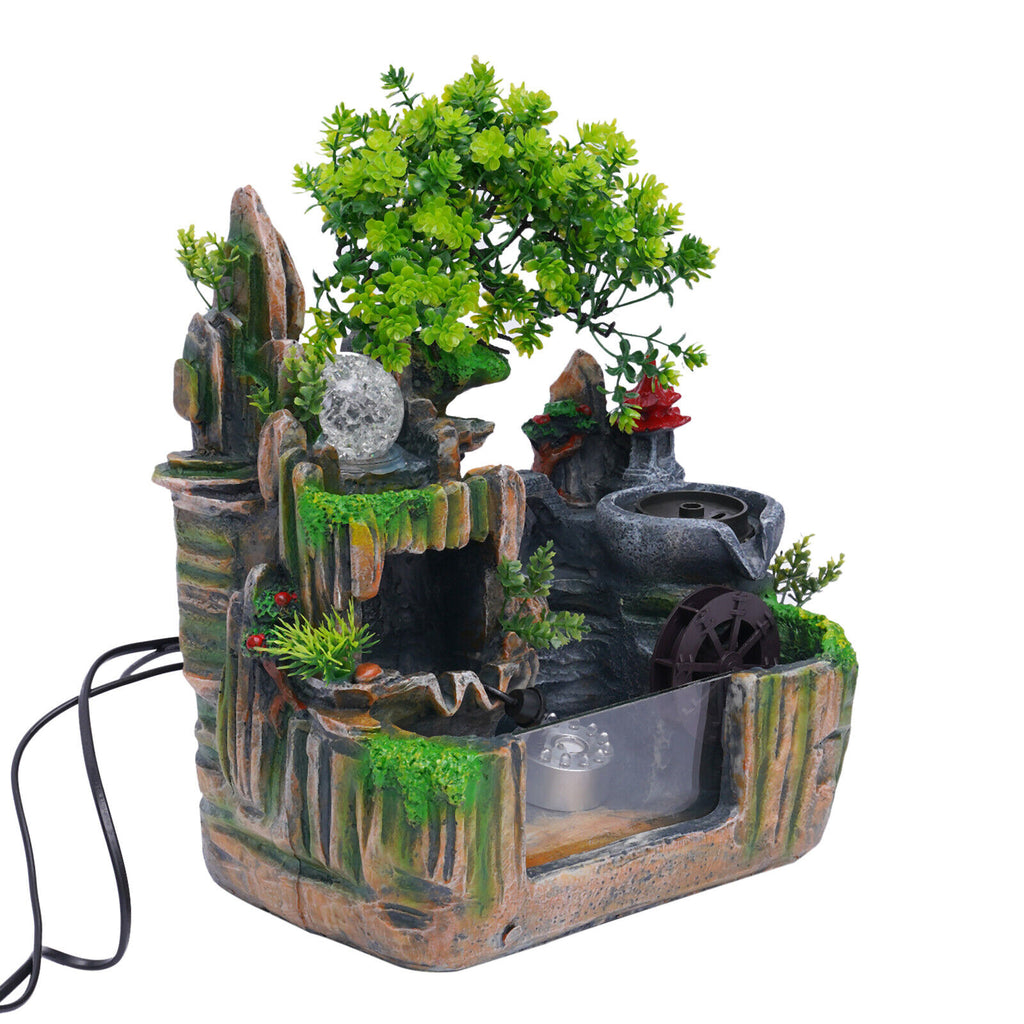 Indoor Rockery Water Fountain with LED Light O853
