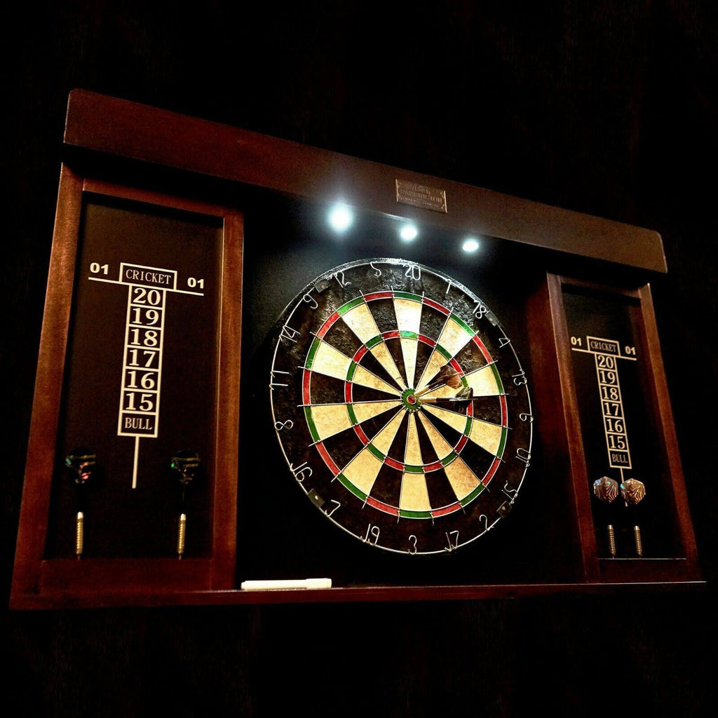 40 inch Dartboard Cabinet with LED Light T12169