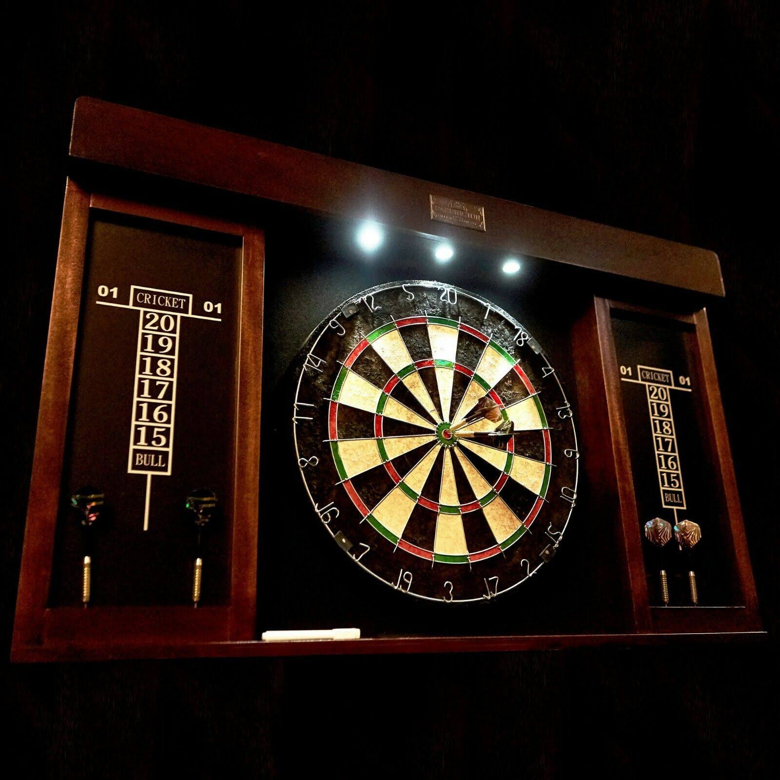 40 inch Dartboard Cabinet with LED Light T12169