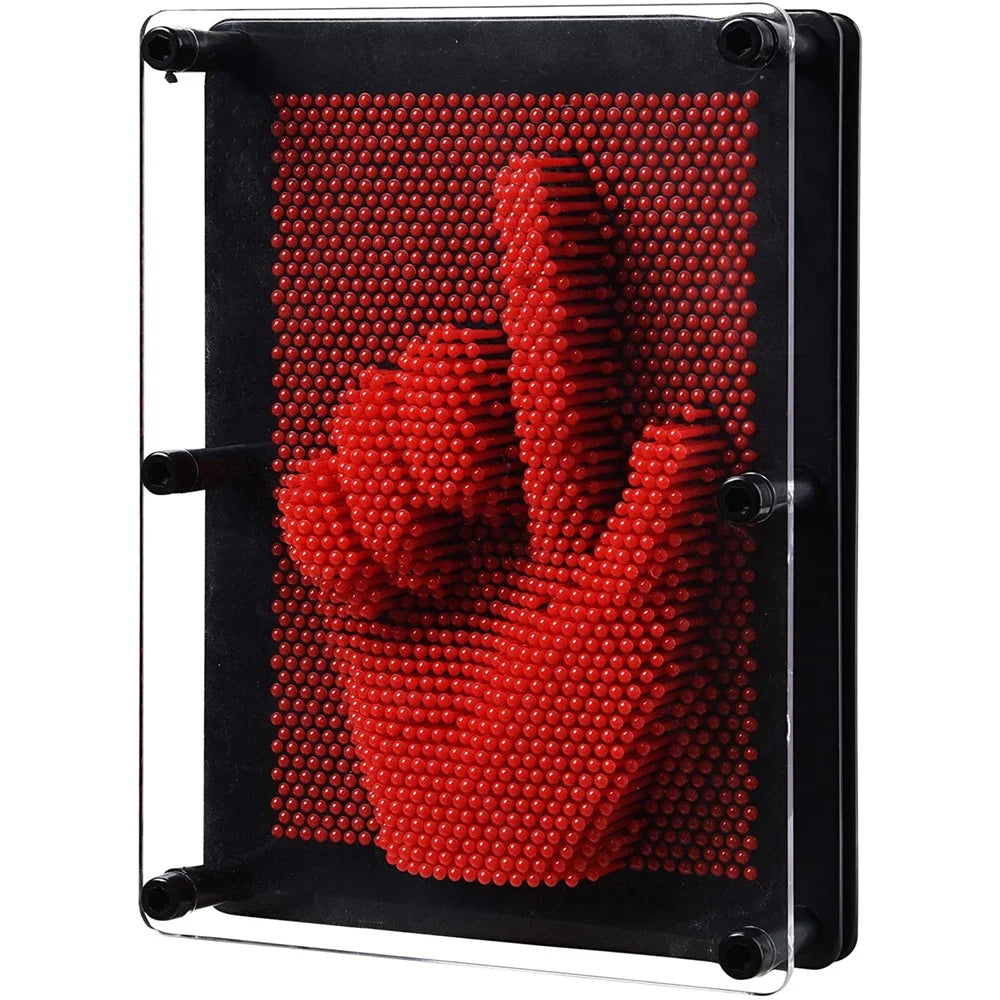 Red 3D Pin Art Board Toy Z783491