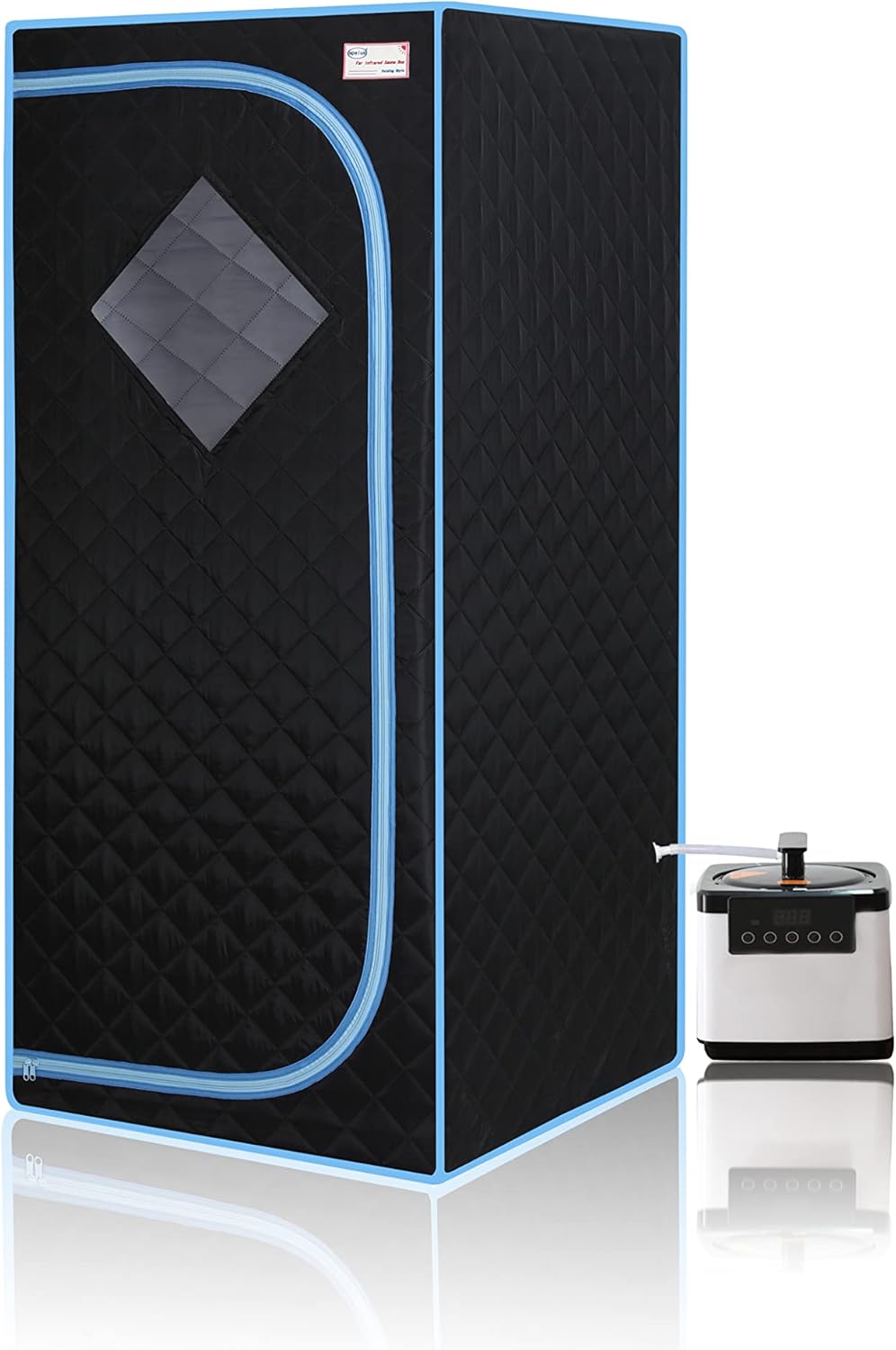 Portable Home Steam Sauna Tent with 1,000 Watt Steam Generator and 60 Minute Timer X362